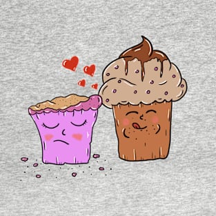 Cupcake love each other T-Shirt